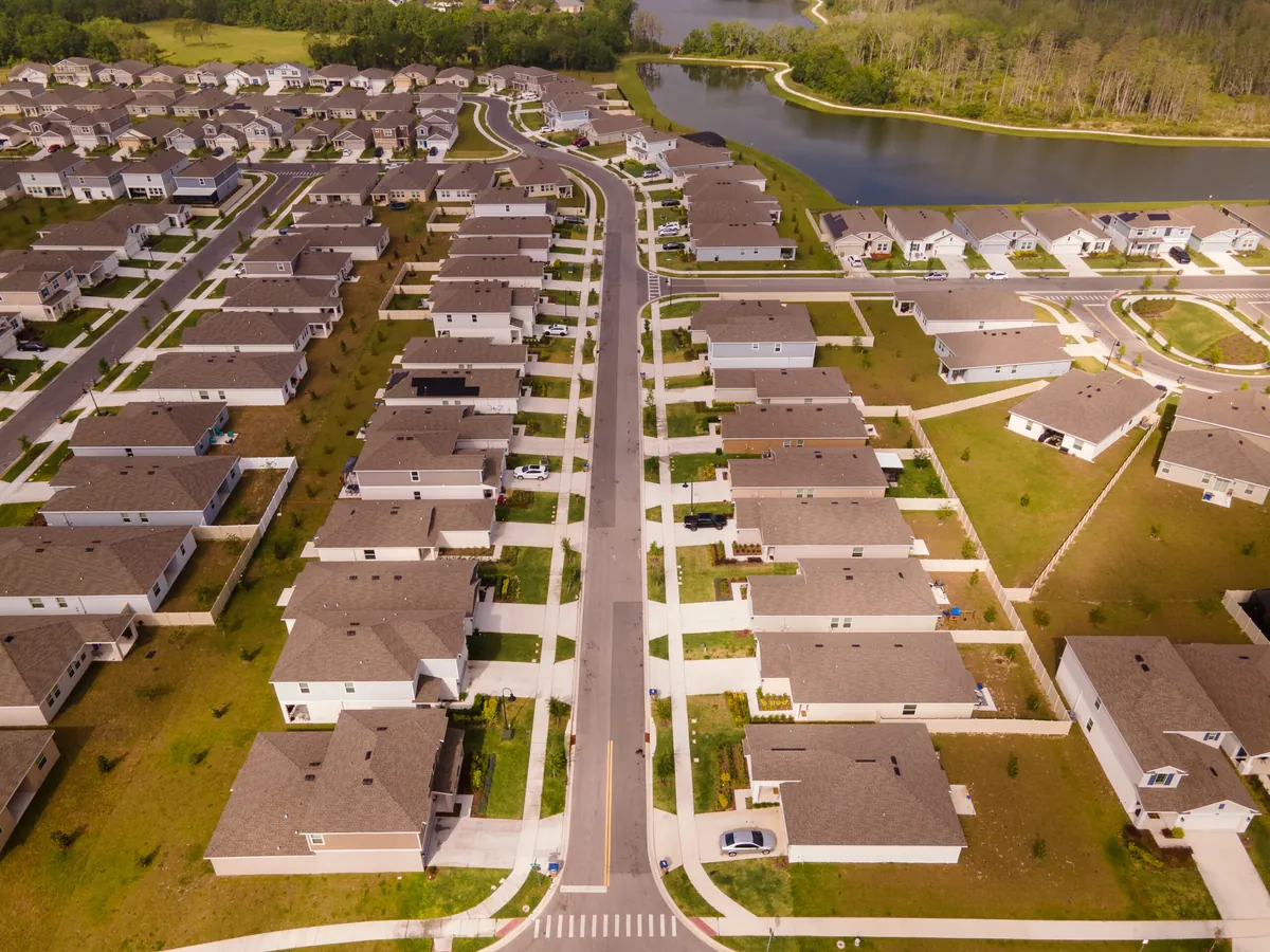 Aerial view of the Storey Creek community