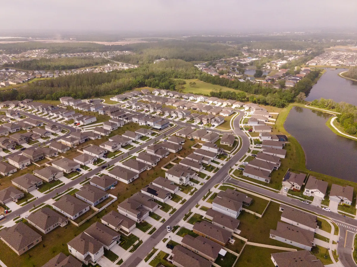 Aerial view of the Storey Creek community